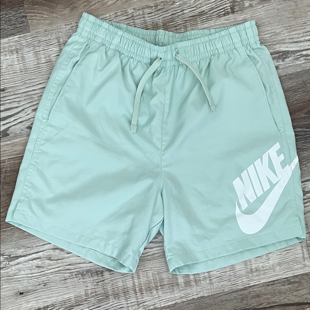Nike Light Green Athletic Shorts